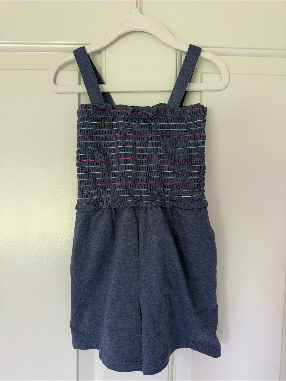 GAP NWT Romper with Neon Smocking